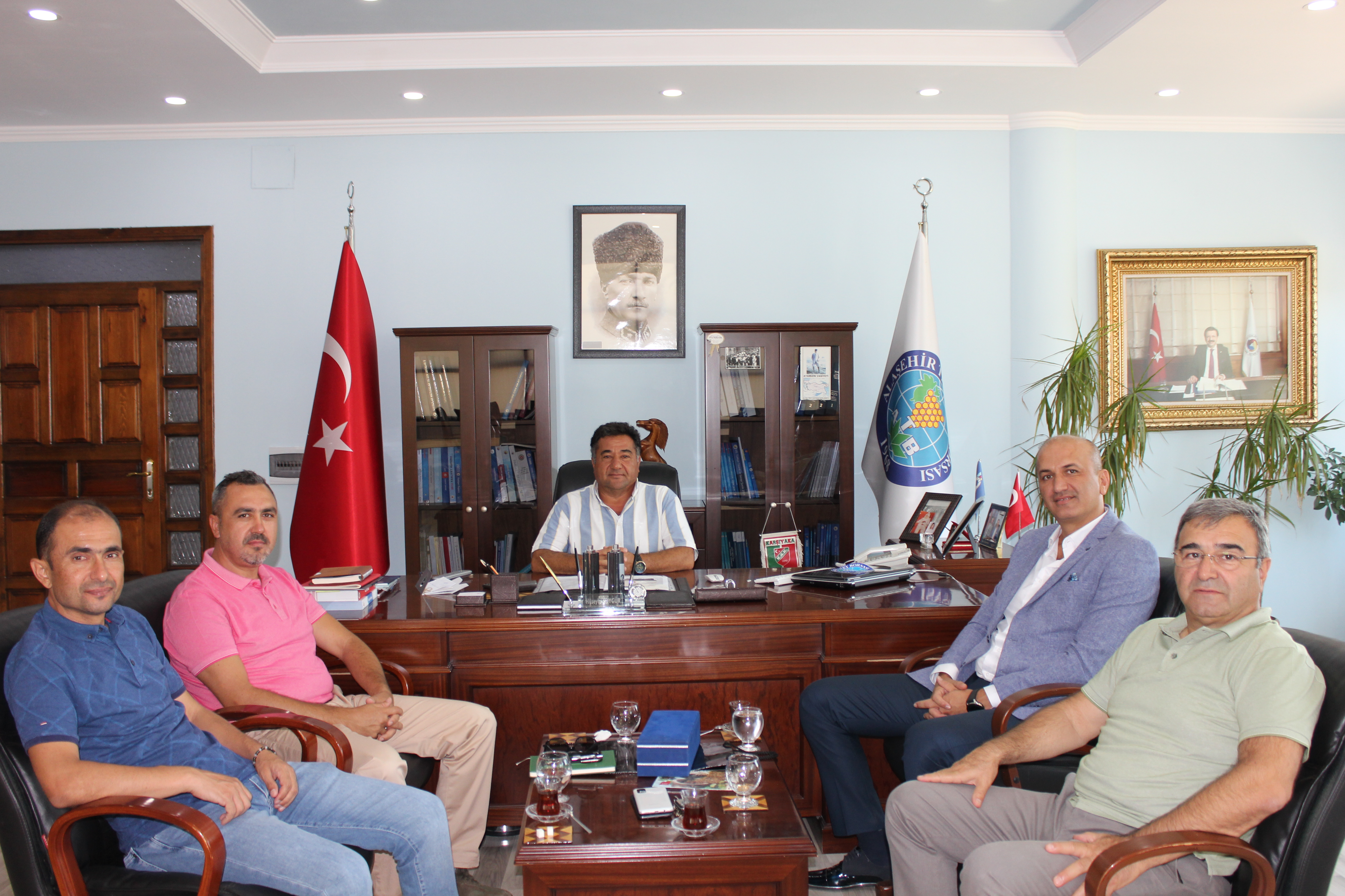 VISIT OF MANSA BACILIK RESEARCH INSTITUTE MANAGER AKAY UNAL AND TEAM